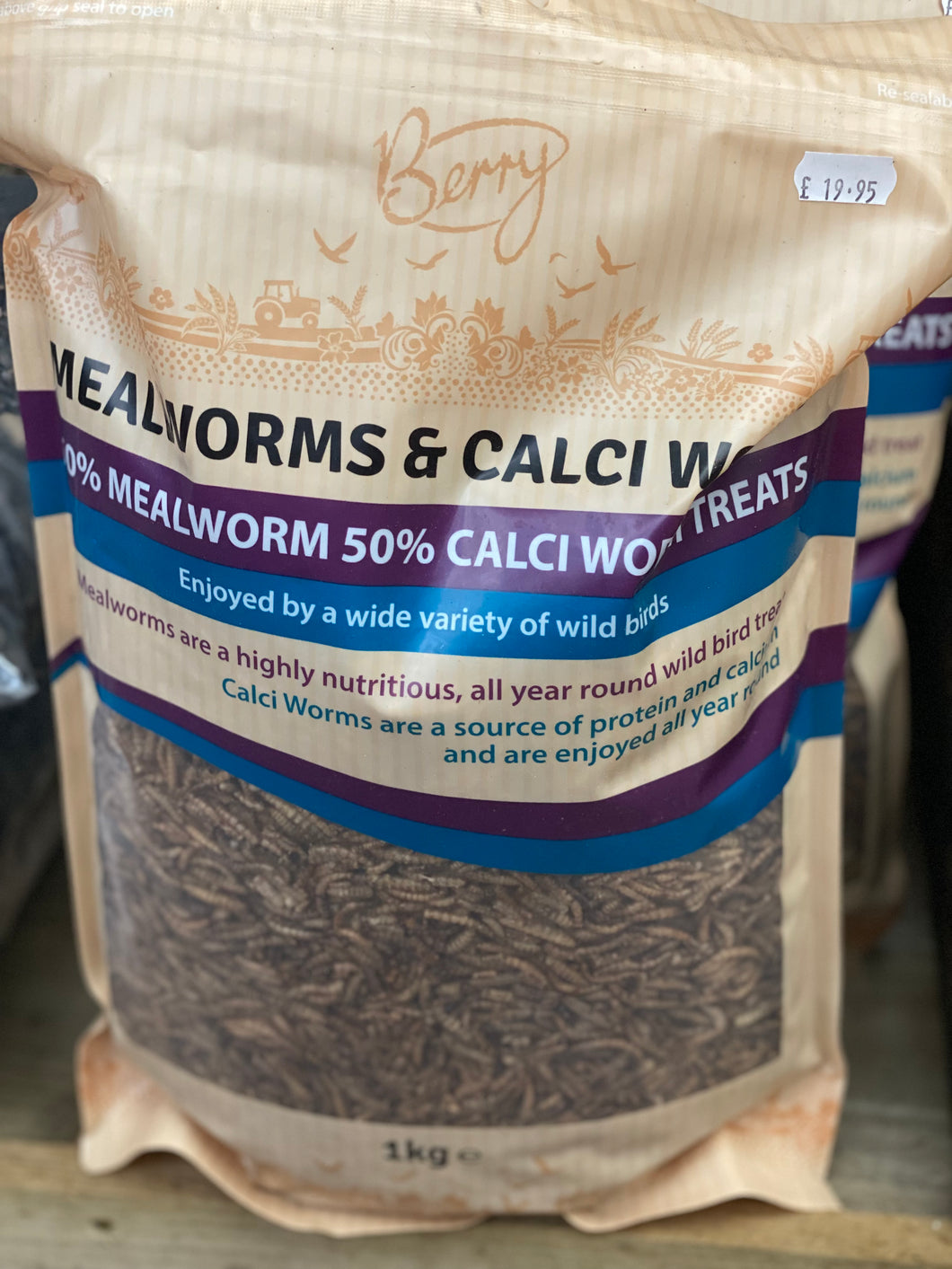 Mealworms & Calciworms 1kg